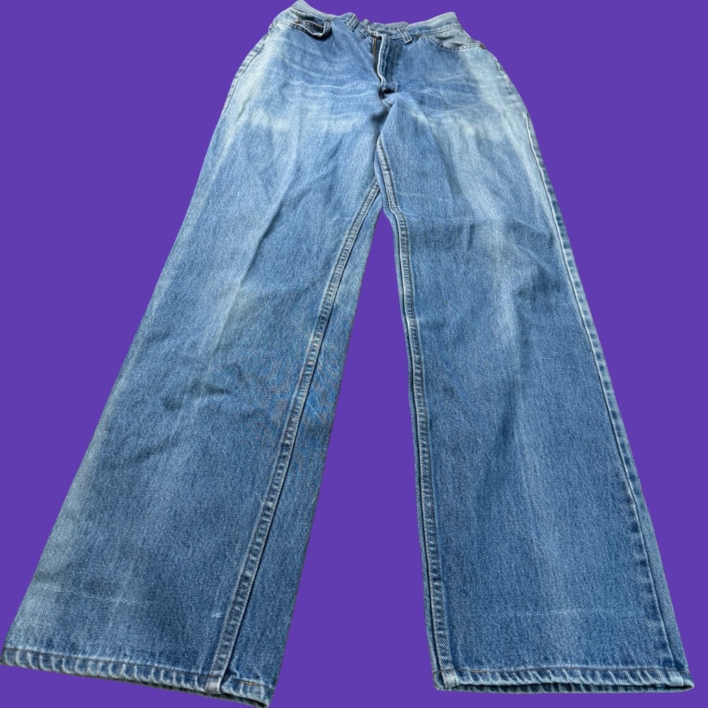 Vintage Levis California Straights Womens Jeans Orange Tab High Rise Denim 26x32